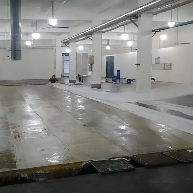 新昌防腐蚀地坪,环氧玻纤地坪，玻纤工业地坪，环氧玻纤布地坪,乙烯基玻纤布地坪产品图3